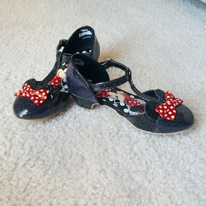 Minnie Mouse Heeled Shoes (size Girls 11)